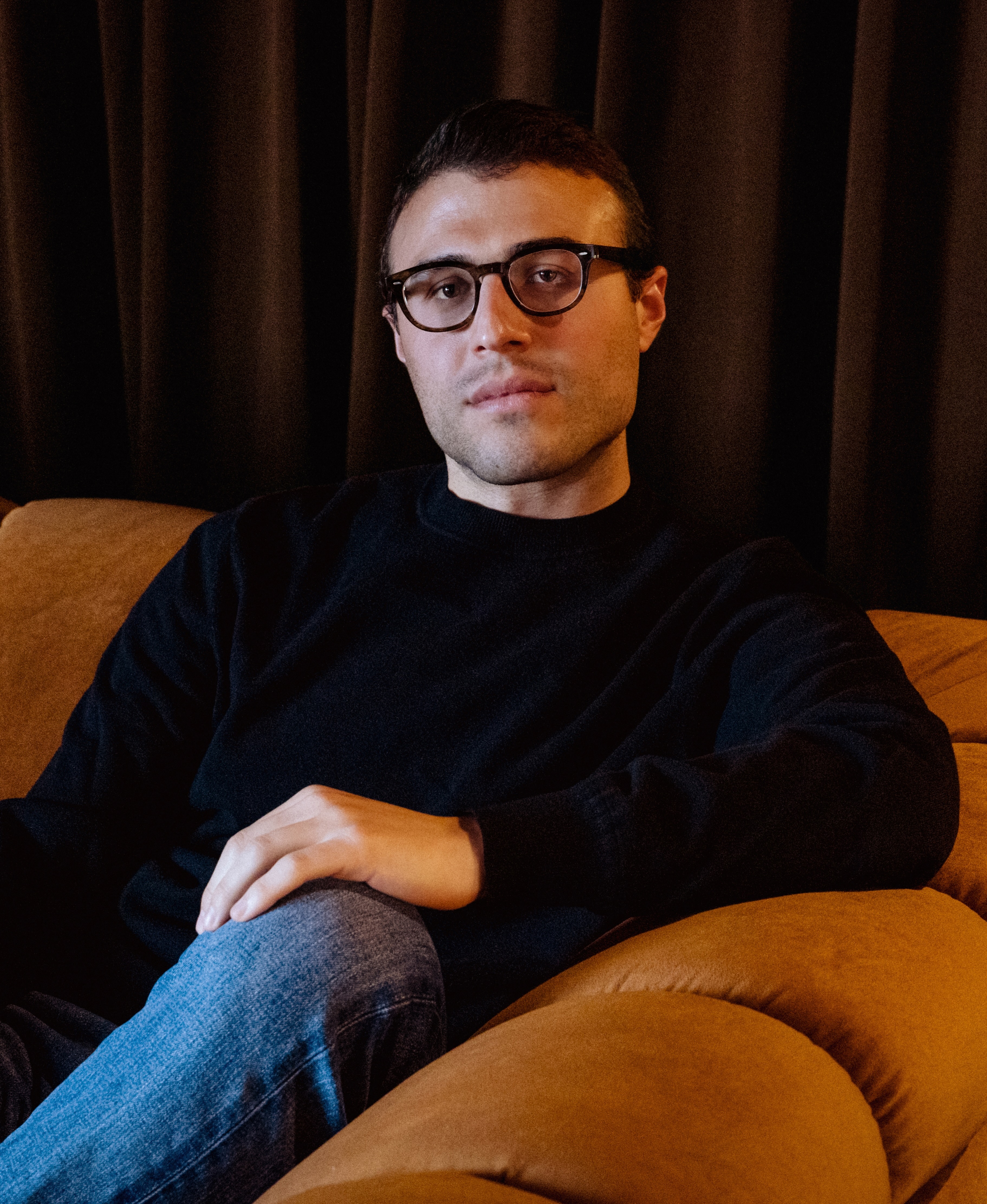 Black and white headshot of Lucas Page